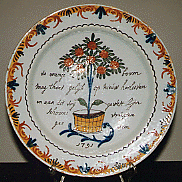 A Royal plate from 1791.