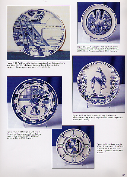 Art deco plates, page 115.